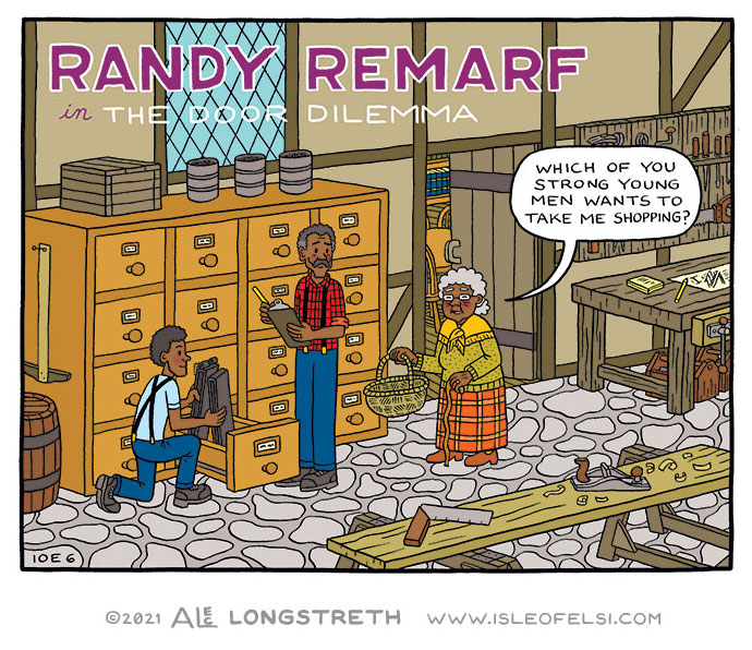 Randy Remarf in The Door Dilemma