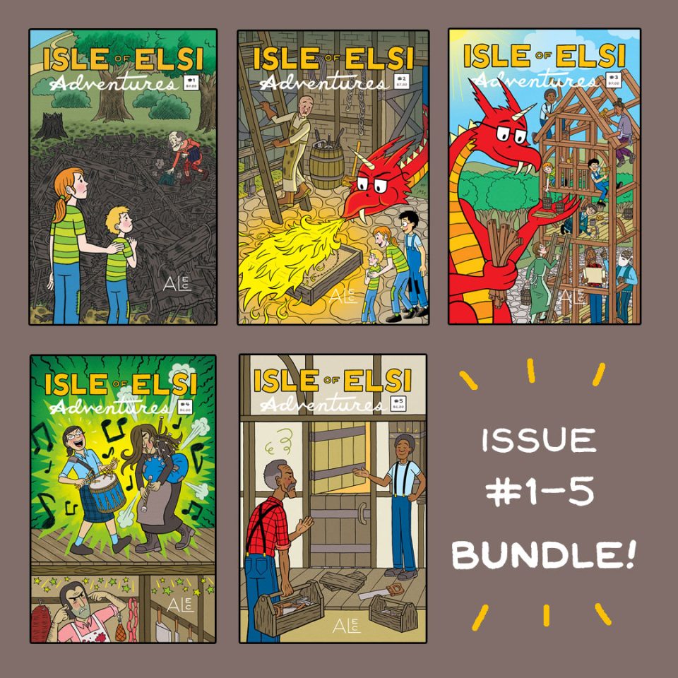 Isle of Elsi Adventures #1-5 Bundle