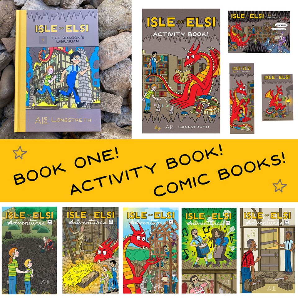 Isle of Elsi Book Two Kickstarter print rewards