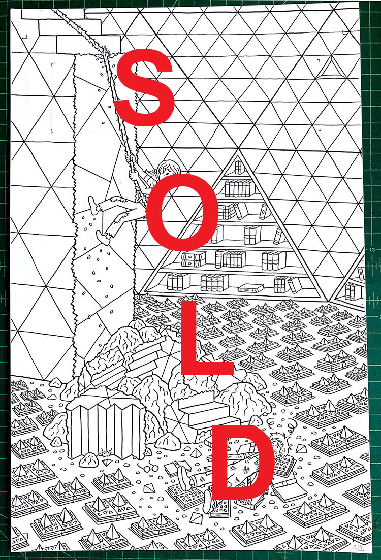 Isle of Elsi Adventures #6 cover SOLD