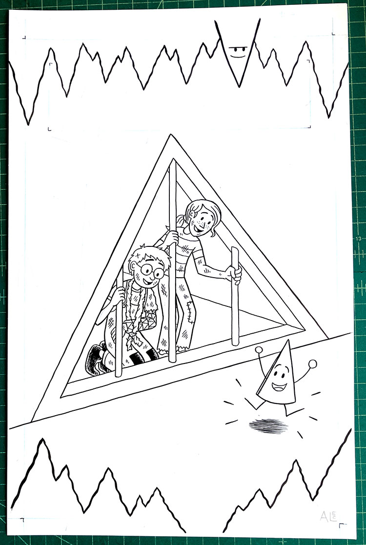 Isle of Elsi Adventures #7 original art