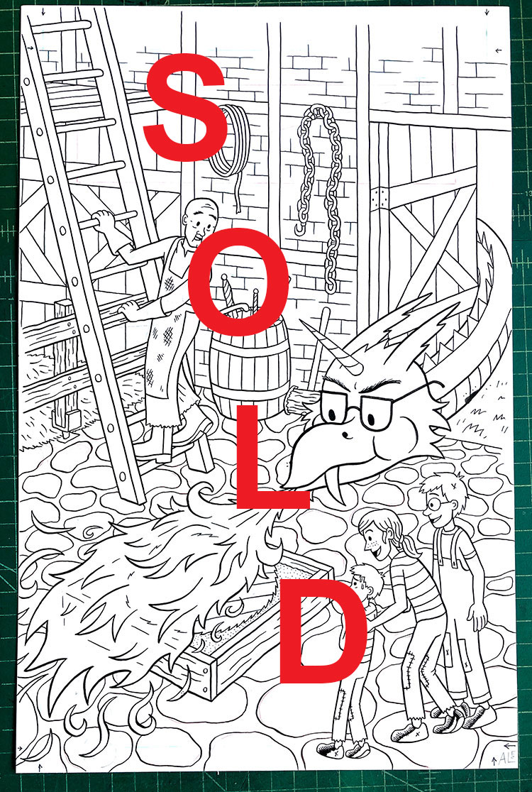 Isle of Elsi Adventures #2 original art - SOLD!